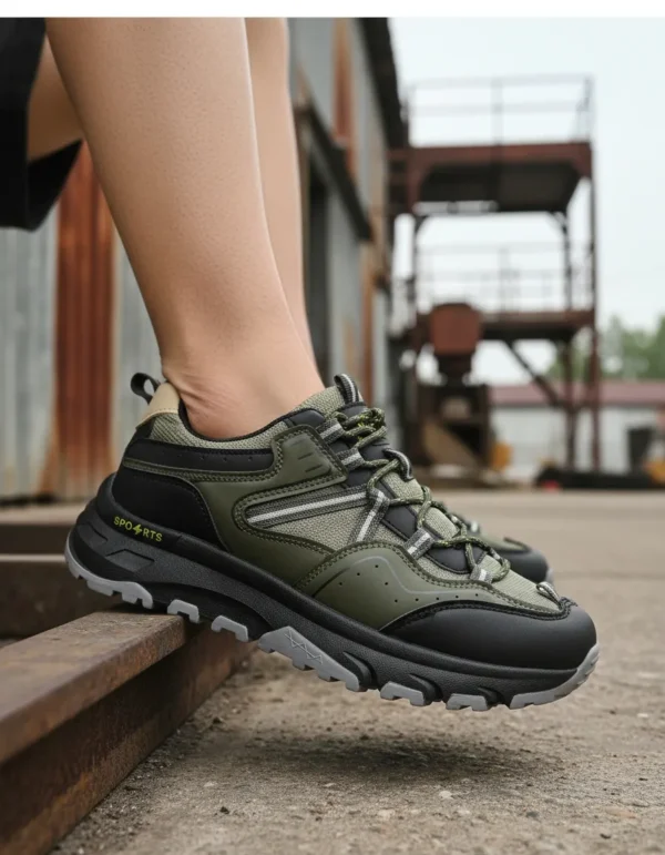 Calzado Fashion Trakking Tiras Hombre Verde