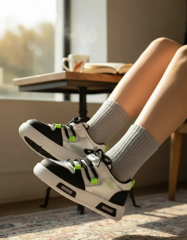 Calzado Fashion Burbuja Niño Negro